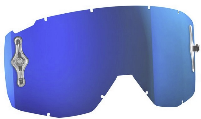 218814-282 Trial Enduro Shop Scott Primal / Split / Hustle / Tyrant Serie Works Ersatzglas blau verspiegelt