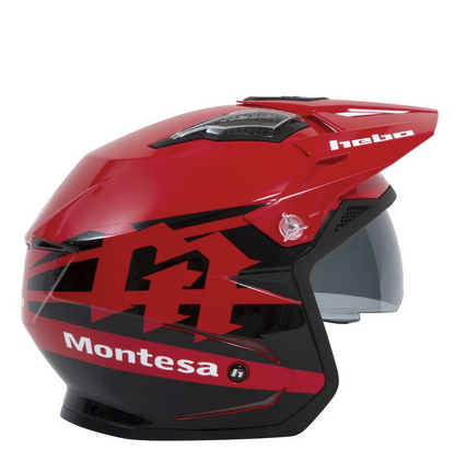 Hebo Zone 5 Helm Montesa rot