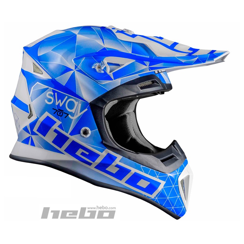 Hebo Fiberglas Helm Blau