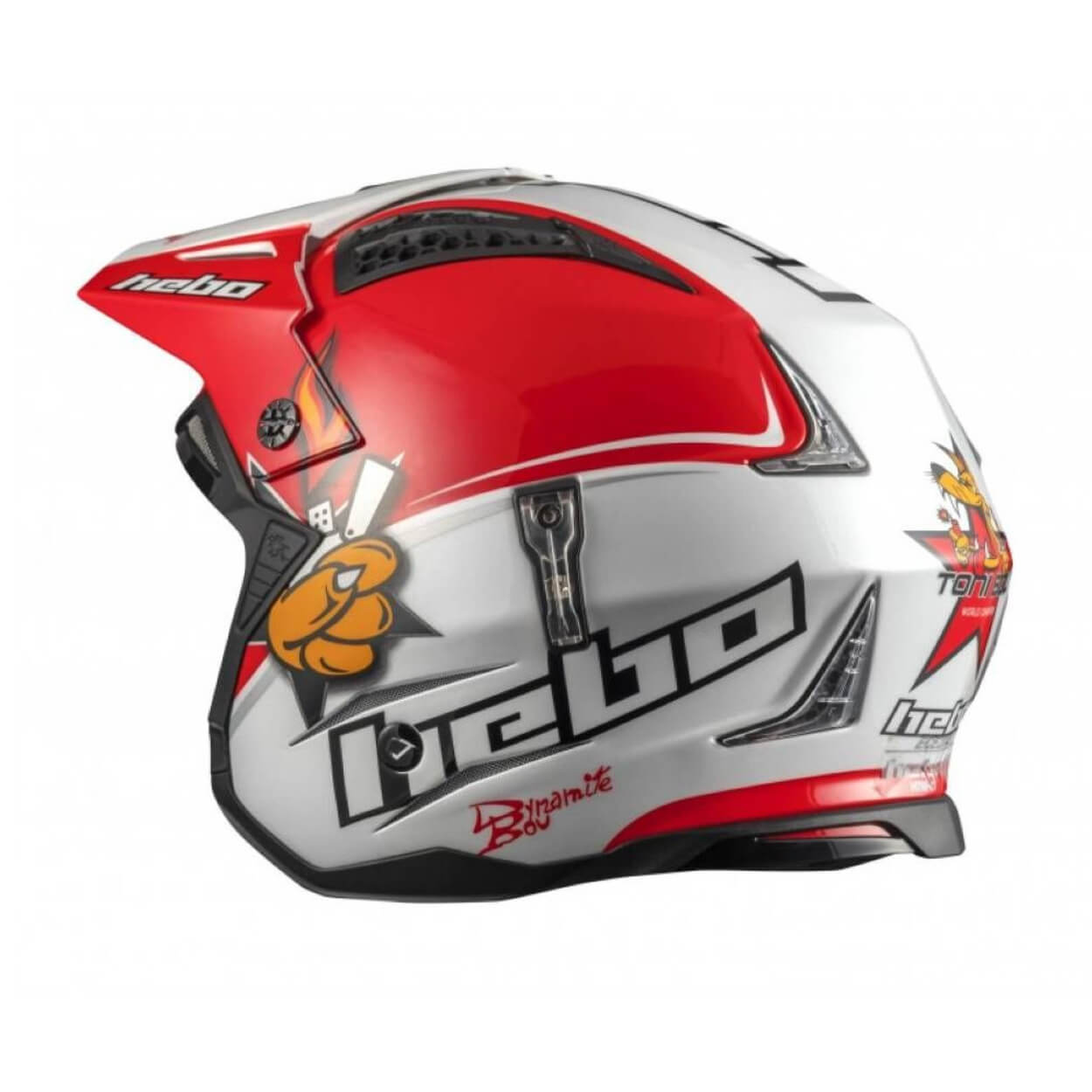 Trial Enduro Shop Hebo Zone 4 Fiberglas Helm Toni Bou