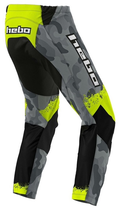 Trial Enduro Shop Hebo Phenix Junior Hose gelb hinten