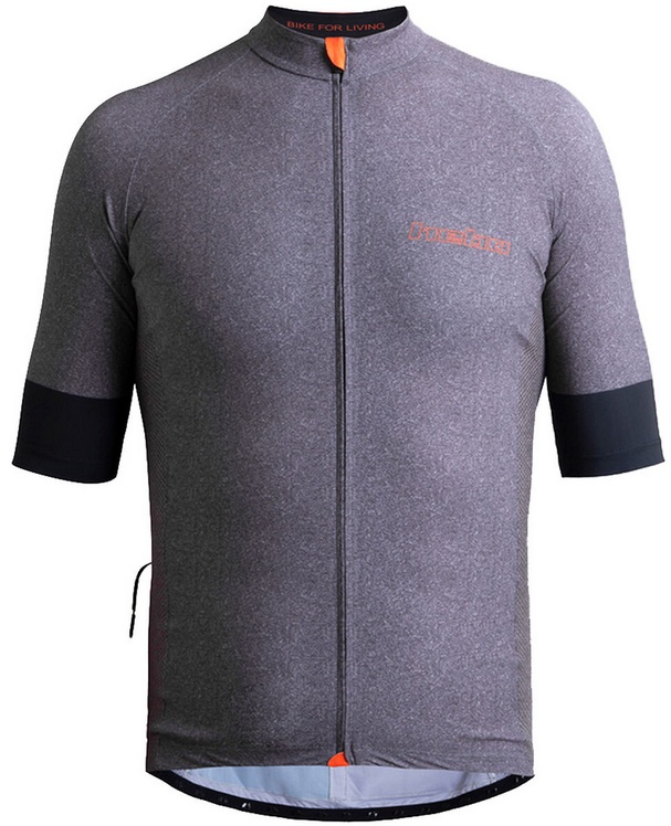 HB2300G-01 Trial Enduro Shop Hebo Badlands Jersey Kurzarm grau vorne