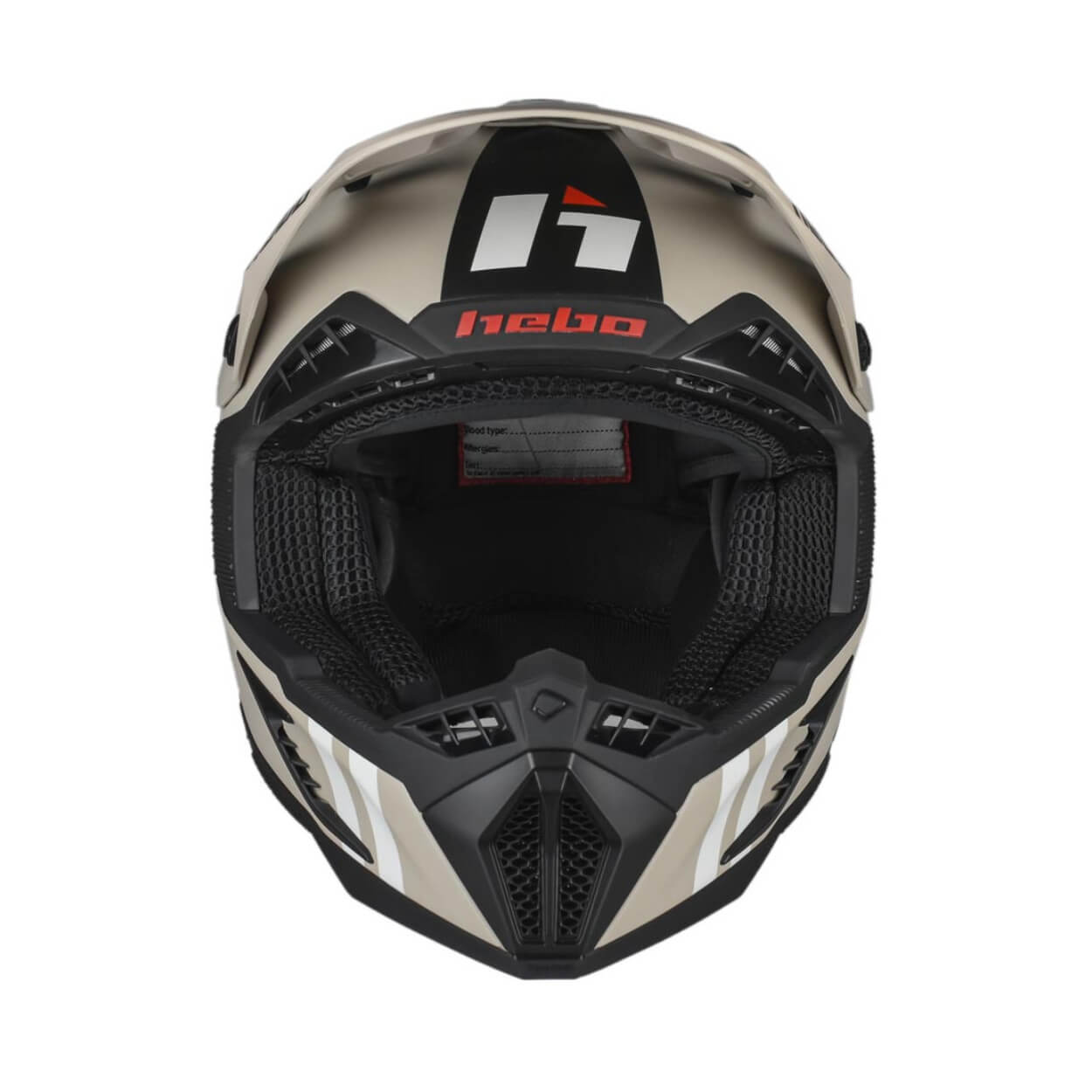 Trial Enduro Shop Hebo Fiberglas Helm beige HC0532BG