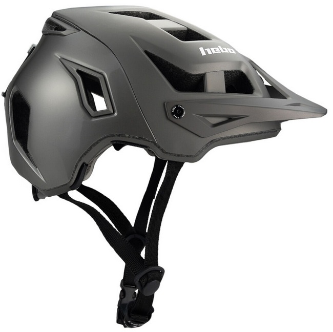 Trial Enduro Shop Hebo Origin Bike Helm Titanium seitlich