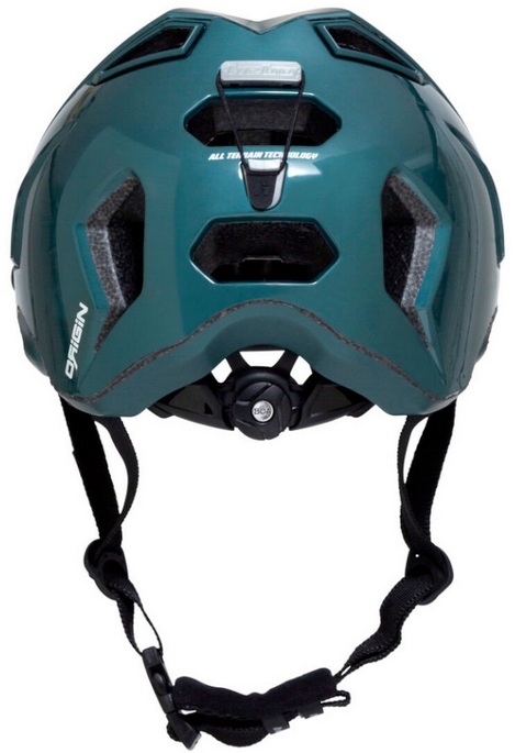 Trial Enduro Shop Hebo Origin Helm türkis hinten