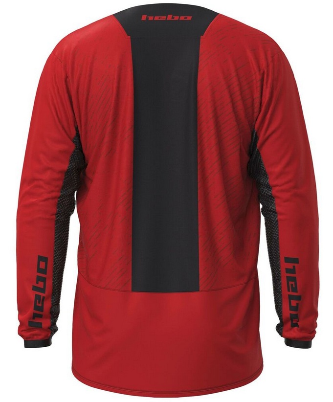 Trial Enduro Shop hebo Scratch Xtreme Hemd rot hinten