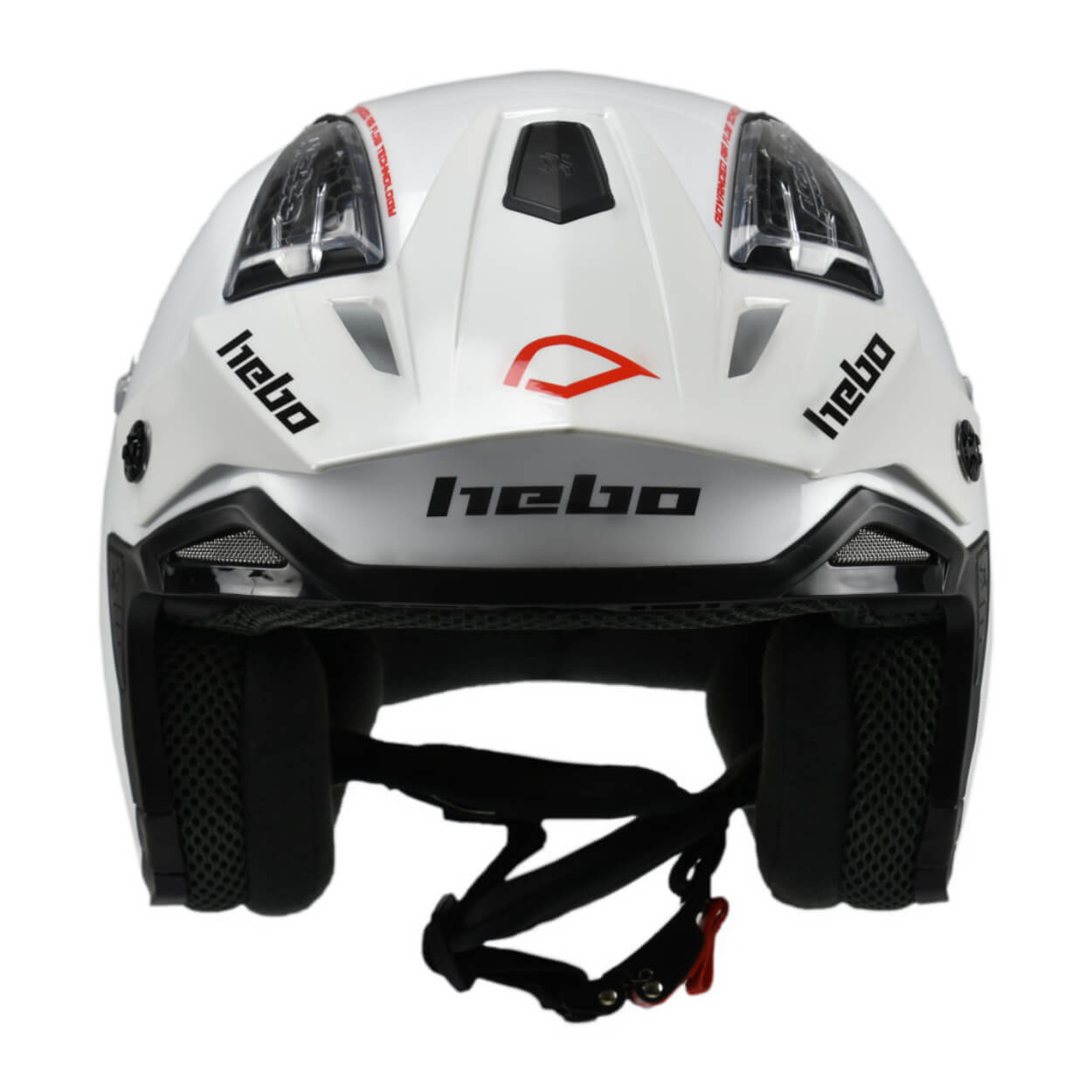 Trial Enduro Shop Hebo Zone 4 Fiberglas Helm weiß HC1030B