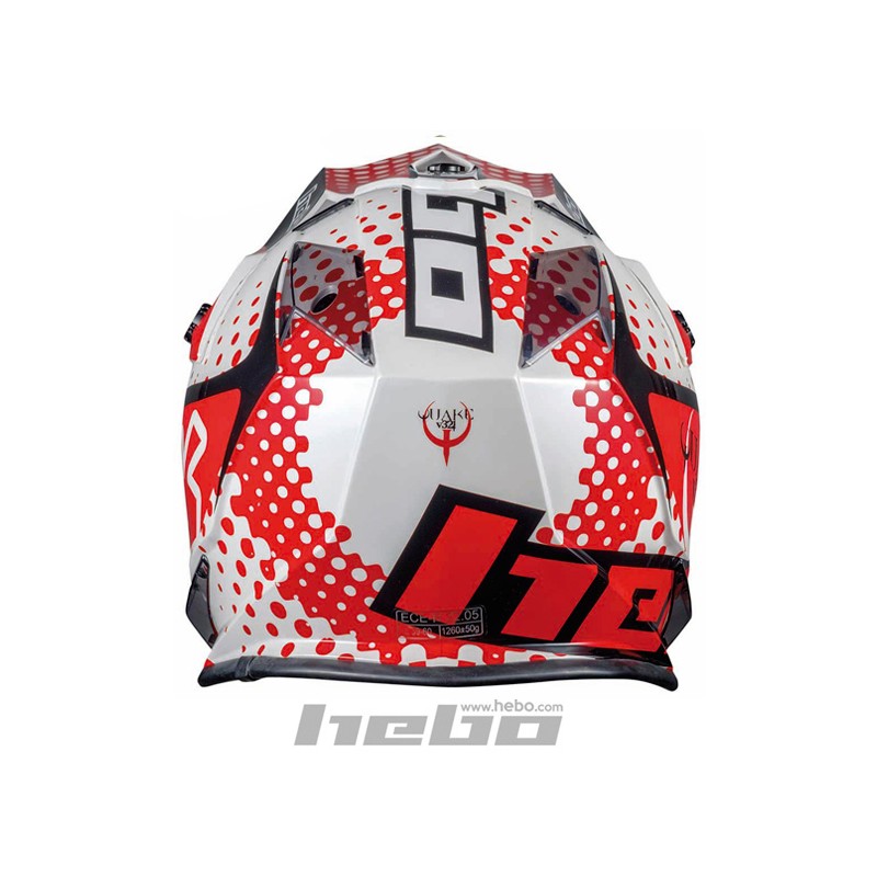 Trial-Enduro.shop Hebo Enduro / MX  ABS Helm Enduro Rot