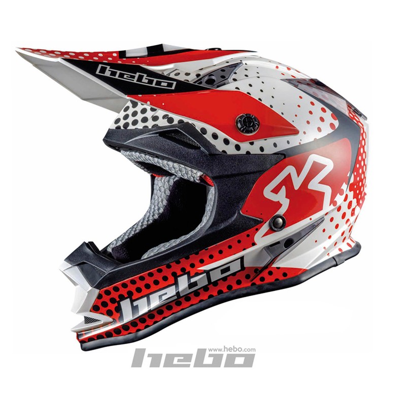 Trial-Enduro.shop Hebo Enduro / MX  ABS Helm Enduro Rot