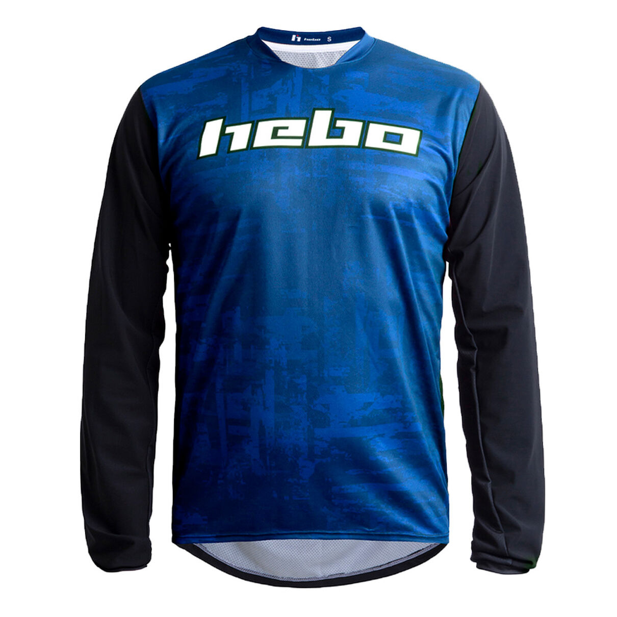 hb2550a Trial Enduro Shop Hebo Yukon Jersey Langarm blau vorne