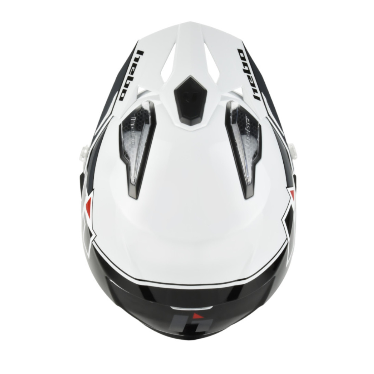 Trial Enduro Shop Hebo Helm Zone 5 schwarz-weiß HC1126G