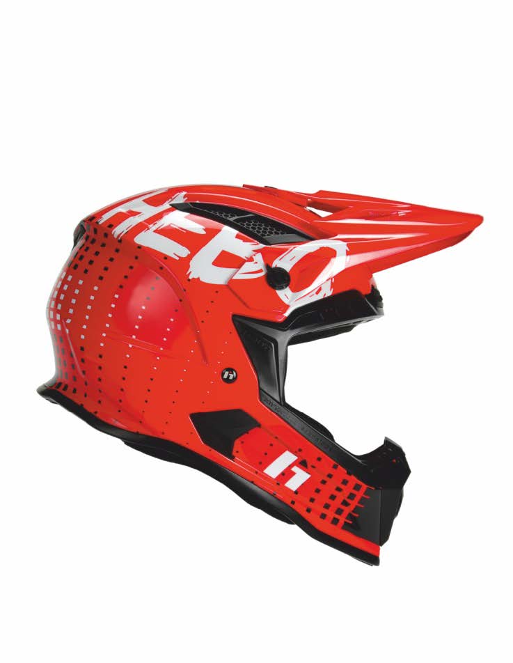 Trial Enduro Shop Hebo ABS Helm rot HC0626B
