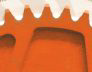 Trial Enduro Shop Kettenrad Trial geschlossen verschiedene Farben 4 Loch ab 125ccm Orange