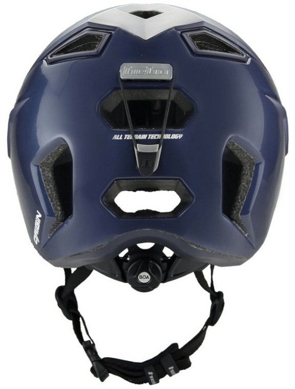 Trial Enduro Shop Hebo Origin Helm blau hinten