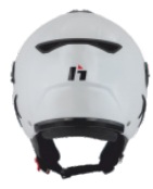 Trial Enduro Shop Hebo Demi Jet CTR Helm weiß hinten