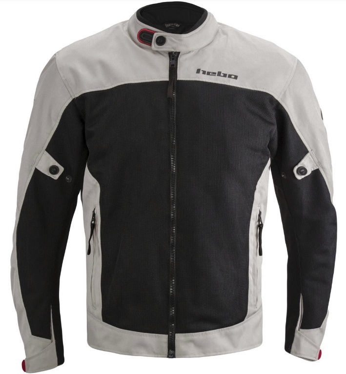 HE4753G-01 Trial Enduro Shop Hebo Kronos Air Jacke grau vorne