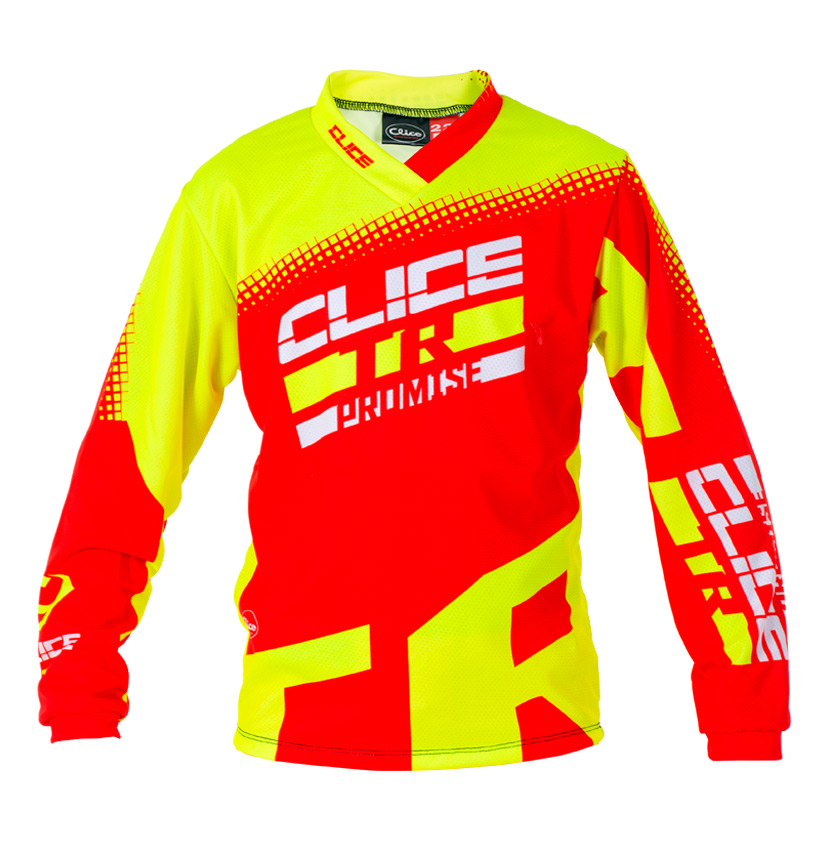 C2220R-Clice-Trial-Hemd-Kinder-Rot Trial Enduro Shop Clice Kinder Trial Hemd