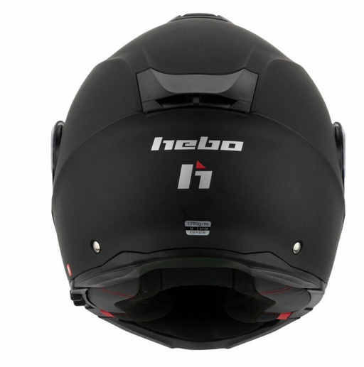Trial Enduro Shop Hebo Tourer IV Klapphelm schwarz matt hinten