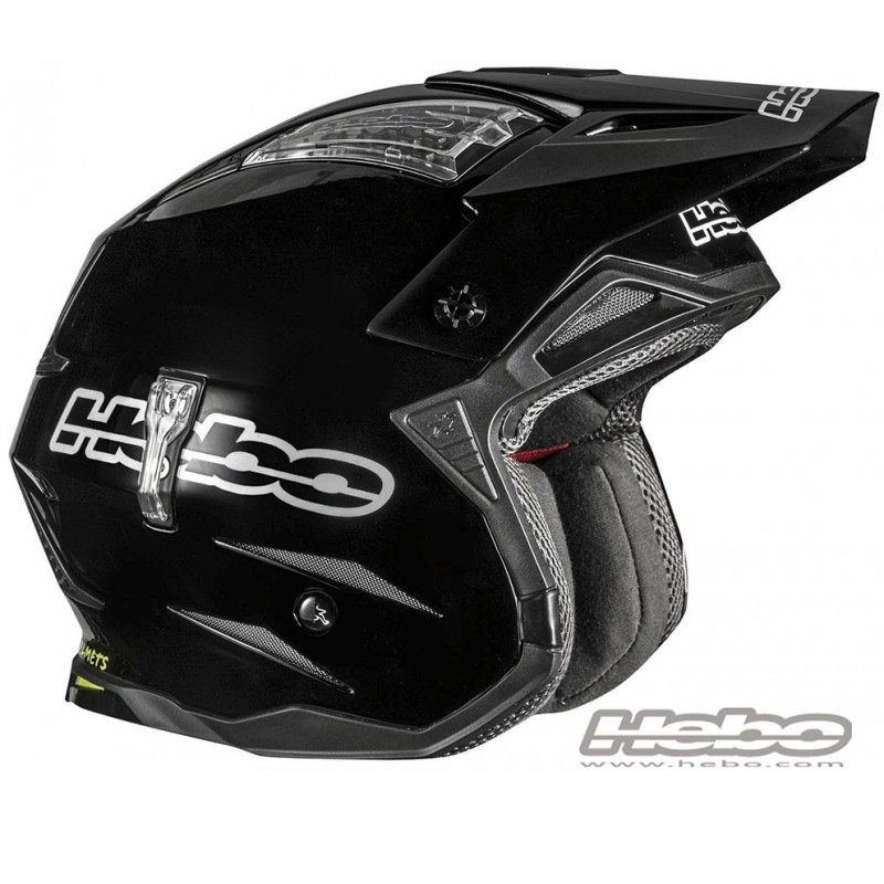 Trial Enduro Shop Hebo Zone 4 Fiberglas Helm Schwarz