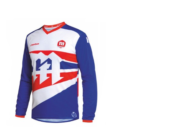 Trial Enduro Shop Hemd blau 