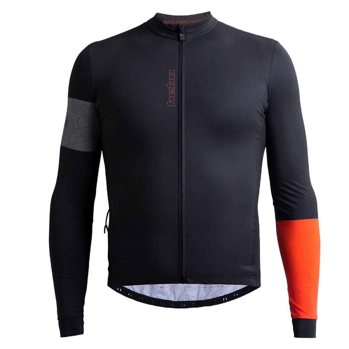 hb2350n Trial Enduro Shop Hebo Traka Jersey Langarm schwarz vorne