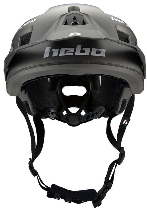 Trial Enduro Shop Hebo Origin Bike Helm Titanium vorne