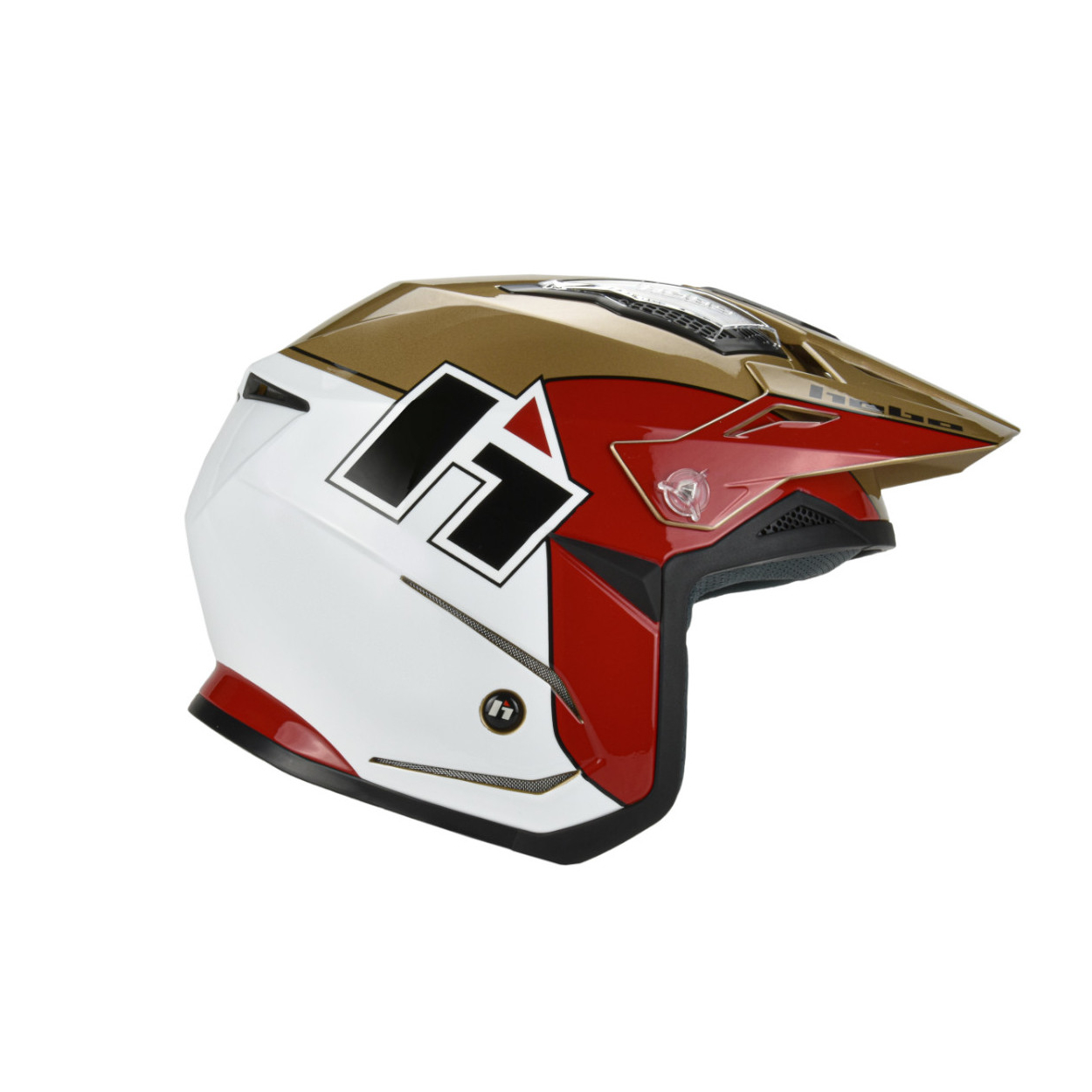 Trial Enduro Shop Hebo Helm Zone 5 rot-gold HC1126O