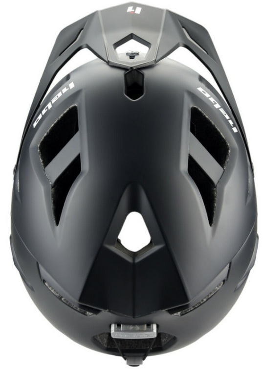 Trial Enduro Shop Hebo Origin Bike Helm schwarz oben