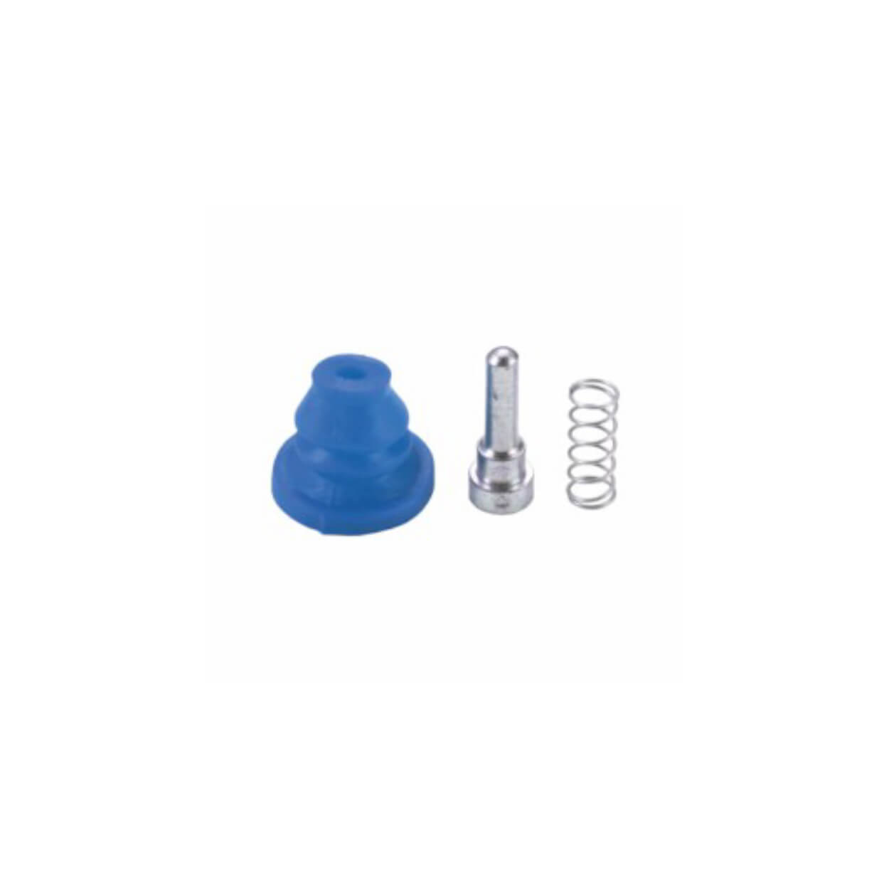 Trial-Enduro-Shop-Gummi-Braktec-Blau-004032B Trial Enduro Shop Braktec Gummi blau, Druckstange und Feder 004032B