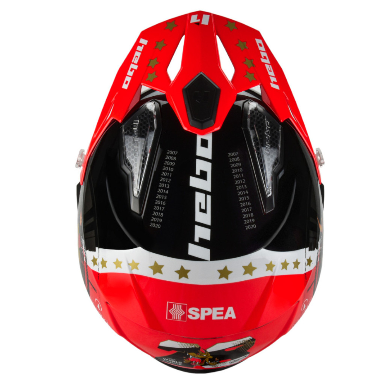 Trial Enduro Shop Hebo Helm Zone 5 Toni Bou HC1161R