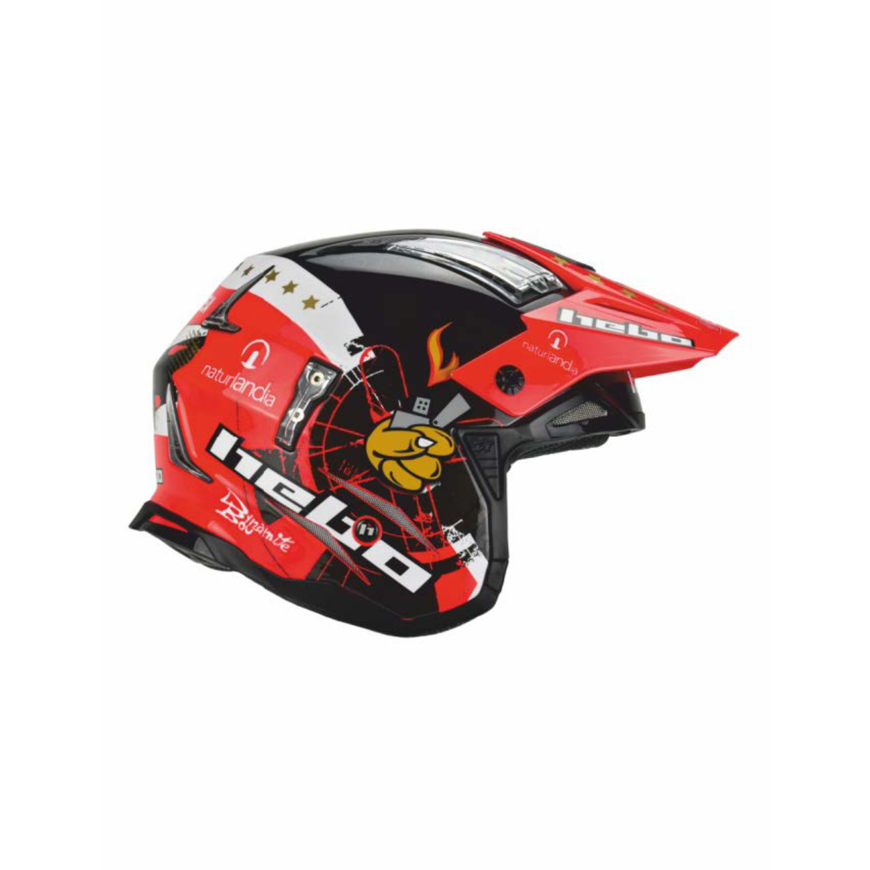 Trial Enduro Shop Hebo Zone 4 Fiberglas Helm Toni Bou HC1070