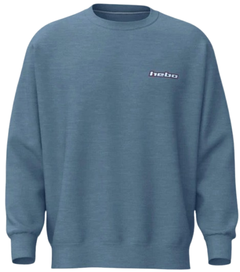 Trial Enduro Shop Hebo Sweatshirt blau vorne
