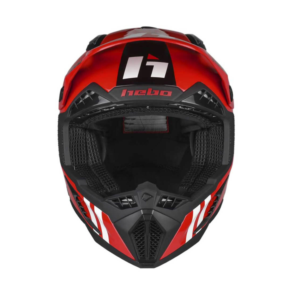 Trial Enduro Shop Hebo Fiberglas Helm rot HC0533R