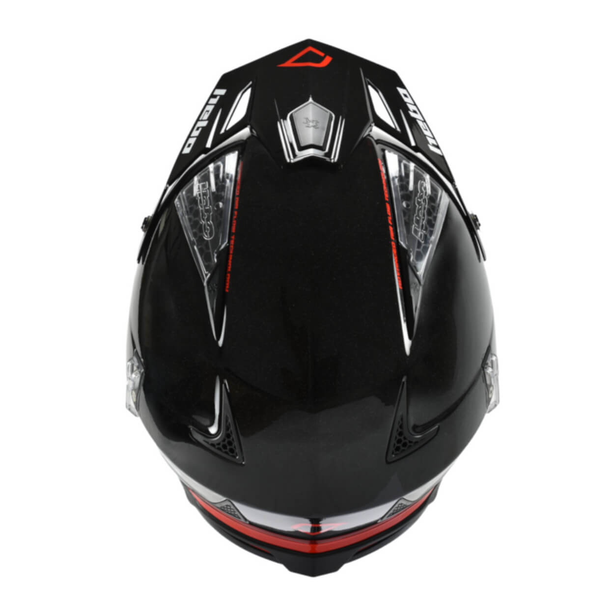 Trial Enduro Shop Hebo Zone 4 Fiberglas Helm schwarz HC1030N