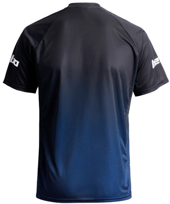 Trial Enduro Shop Hebo Sitka Jersey Kurzarm blau hinten