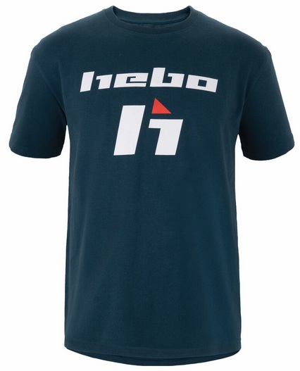 Trial Enduro Shop Hebo T-Shirt blau vorne