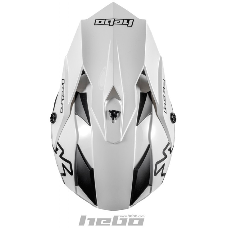 Trial-Enduro.shop Hebo Enduro / MX  ABS Helm Enduro Weiß