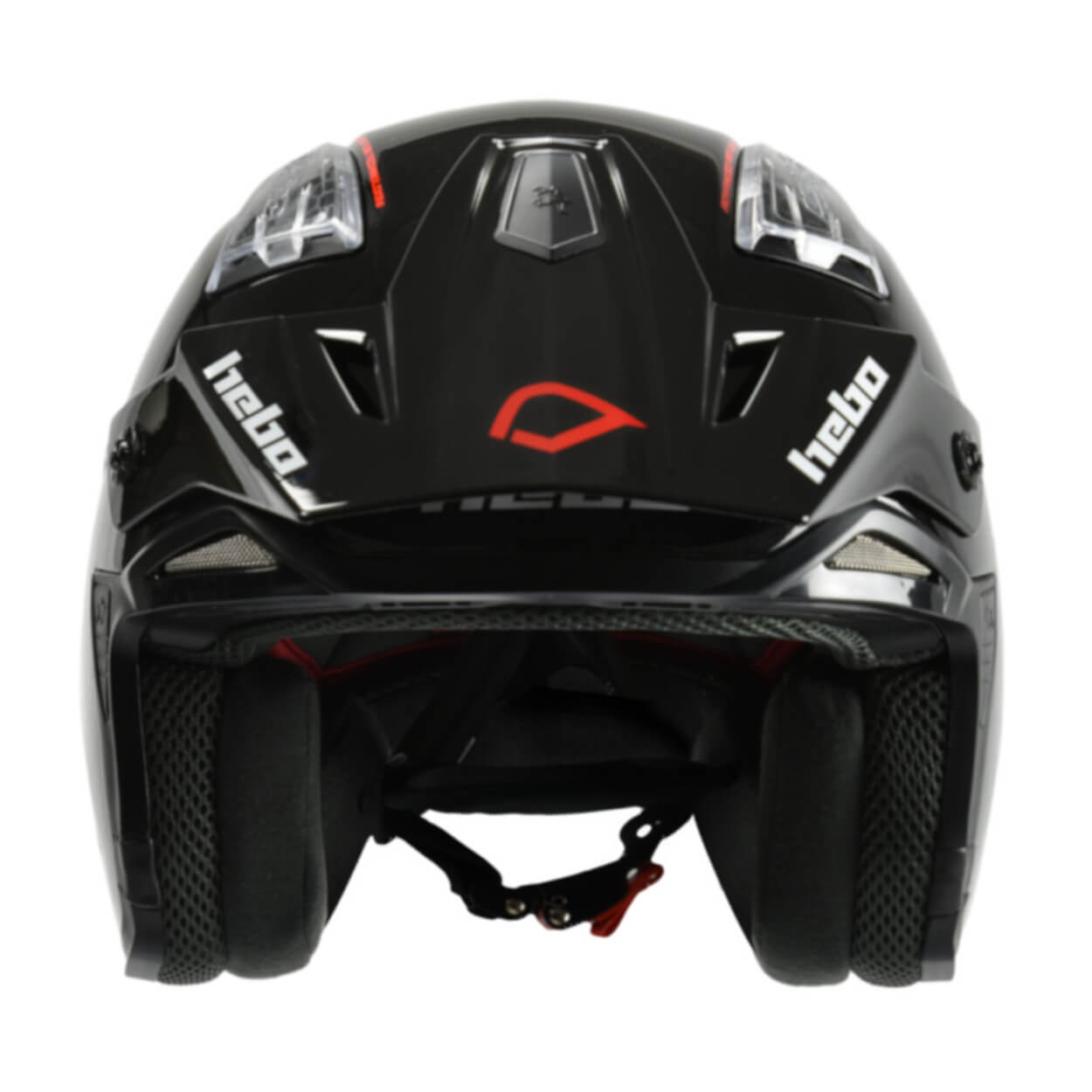 Trial Enduro Shop Hebo Zone 4 Fiberglas Helm schwarz HC1030N