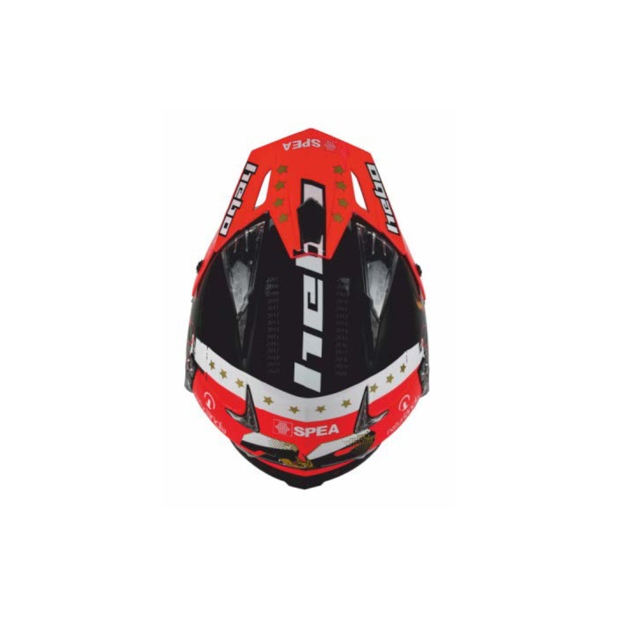 Trial Enduro Shop Hebo Zone 4 Fiberglas Helm Toni Bou HC1070