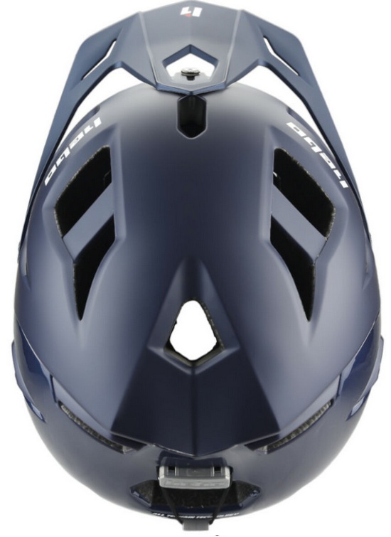 Trial Enduro Shop Hebo Origin Helm blau oben