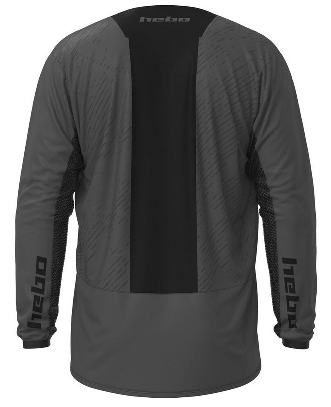 Trial Enduro Shop hebo Scratch Xtreme Hemd grau hinten