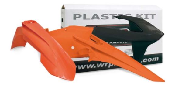 KTM-Enduro-Plastikteile KTM Kotflügel vorn, SX/SXF 125-505, Bj. 07-12, Orange