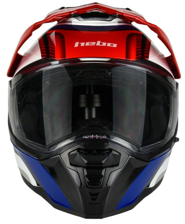 Trial Enduro Shop Hebo Panam Helm rot vorne
