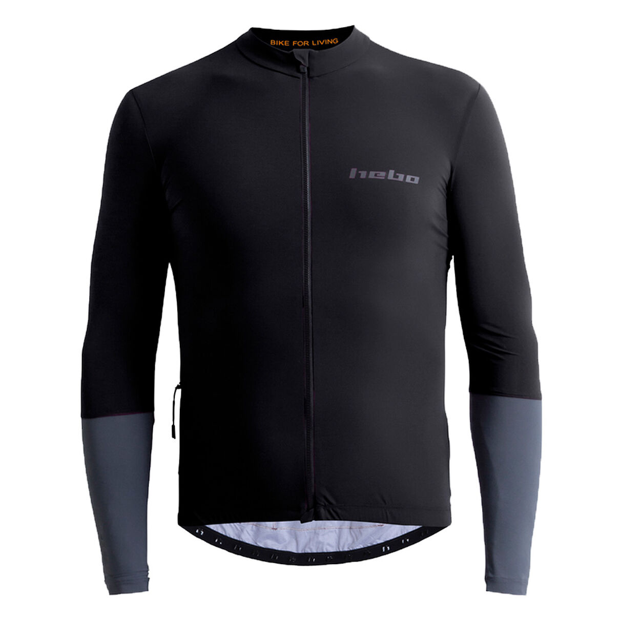 hb2450n Trial Enduro Shop Hebo Volts Jersey Langarm schwarz vorne