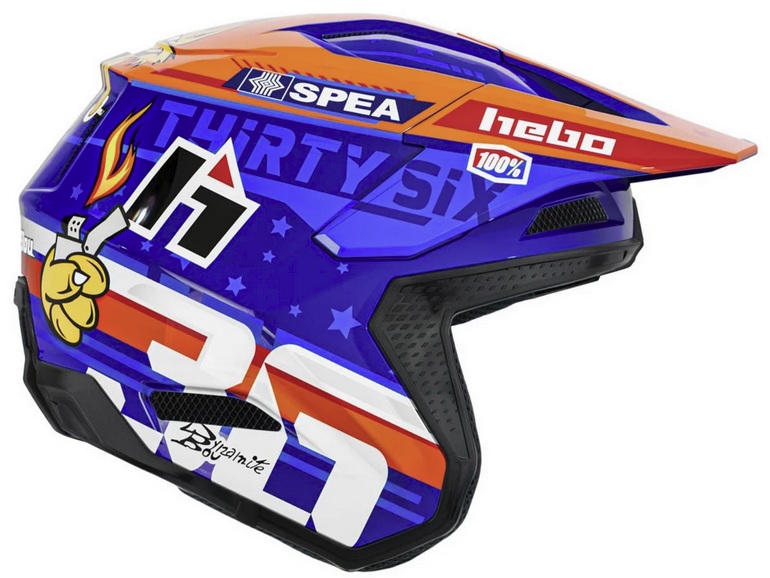 Hebo Zone Pro Toni Bou Fiberglas Helm Hebo Zone Pro Toni Bou Fiberglas Helm