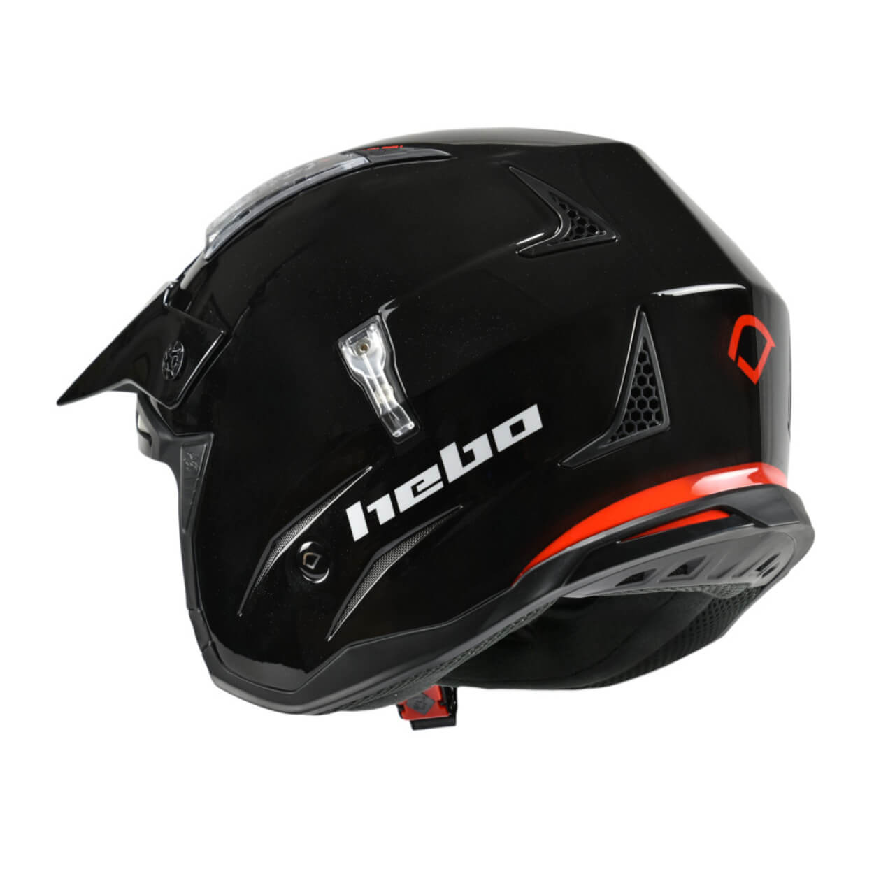 Trial Enduro Shop Hebo Zone 4 Fiberglas Helm schwarz HC1030N