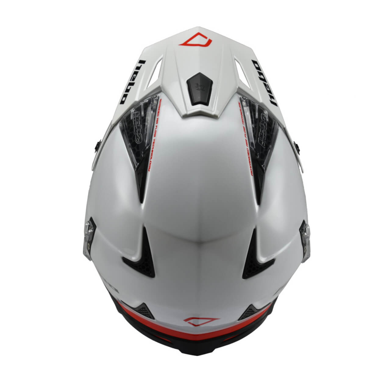 Trial Enduro Shop Hebo Zone 4 Fiberglas Helm weiß HC1030B