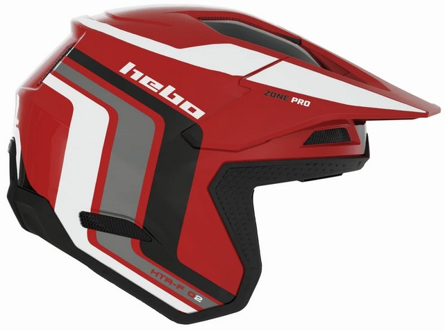 Hebo Zone Pro Toni Bou Fiberglas Helm rot Hebo Zone Pro Toni Bou Fiberglas Helm rot