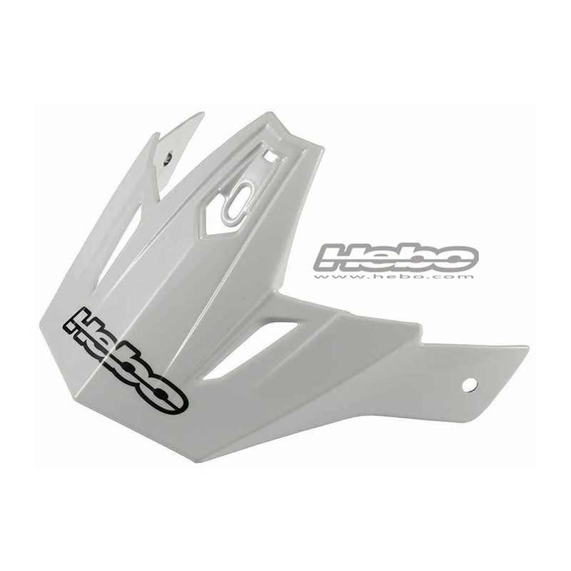 Hebo Zone 5 Helmschild Weiss