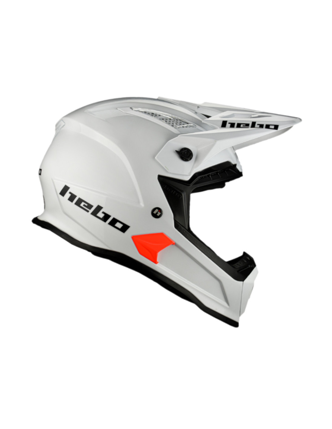 HC0629B-seitlich Trial Enduro Shop Hebo ABS Helm weiß HC0629B